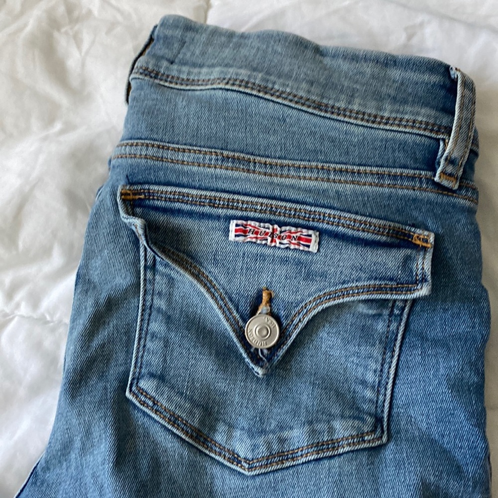 Hudson Collin Midrise Skinny Jeans